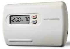 White-Rodgers - 45 to 90°F, 1 Heat, 1 Cool, Standard Digital 5+1+1 Programmable Single Stage Thermostat - mV to 30 Volts, Electronic Switching Switch - Americas Industrial Supply