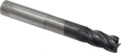 SGS - 3/4", 4 Flute, Single End, Solid Carbide, 0.04" Corner Radius End Mill - 6" OAL, Right Hand Flute, 1-1/2" LOC, Right Hand Cut, 3-1/2" Extended Reach - Americas Industrial Supply