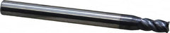 SGS - 5/32", 4 Flute, Single End, Solid Carbide, 0.0100 - 0.0150" Corner Radius End Mill - 2" OAL, Right Hand Flute, 5/16" LOC, Right Hand Cut - Americas Industrial Supply