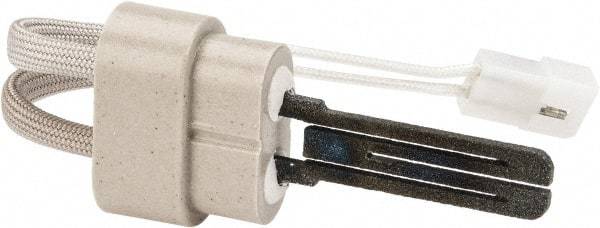 White-Rodgers - 120 VAC, 5 Amp, Two Terminal Receptacle with .093" Male Pins Connection, Silicon Carbide Hot Surface Ignitor - 9" Lead Length, For Use with Gas Burner - Americas Industrial Supply