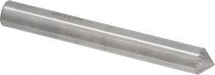 SGS Pro - 1/4" Cut Diam, 1/4" Shank Diam, Cone Head Double Cut Burr - Carbide, Point End, 1/8" LOC, 2" OAL - Americas Industrial Supply