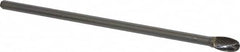 SGS Pro - 3/8" Cut Diam, 1/4" Shank Diam, Oval Head Single Cut Burr - Carbide, Radius End, 5/8" LOC - Americas Industrial Supply