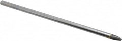 SGS Pro - 1/4" Cut Diam, 1/4" Shank Diam, Tree with Radius Head Single Cut Burr - Carbide, Radius End, 1/2" LOC - Americas Industrial Supply