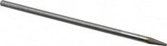 SGS Pro - 1/4" Cut Diam, 1/4" Shank Diam, Taper Head Single Cut Burr - Carbide, Radius End, 5/8" LOC - Americas Industrial Supply