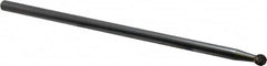 SGS Pro - 1/4" Cut Diam, 1/4" Shank Diam, Ball Head Double Cut Burr - Carbide, Radius End, 7/32" LOC - Americas Industrial Supply