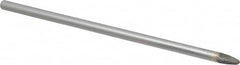 SGS Pro - 1/4" Cut Diam, 1/4" Shank Diam, Tree with Radius Head Double Cut Burr - Carbide, Radius End, 1/2" LOC - Americas Industrial Supply