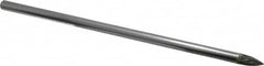 SGS Pro - 1/4" Cut Diam, 1/4" Shank Diam, Tree Head Double Cut Burr - Carbide, Point End, 1/2" LOC - Americas Industrial Supply