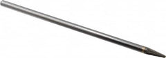 SGS Pro - 1/4" Cut Diam, 1/4" Shank Diam, Taper Head Double Cut Burr - Carbide, Radius End, 5/8" LOC - Americas Industrial Supply