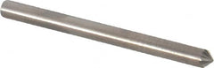 SGS Pro - 1/8" Cut Diam, 1/8" Shank Diam, Cone Head Single Cut Burr - Carbide, Point End, 1/16" LOC, 1-1/2" OAL - Americas Industrial Supply