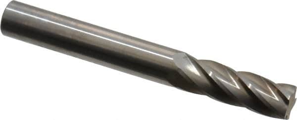 SGS Pro - 1/4" Cut Diam, 1/4" Shank Diam, Cylinder Head Single Cut Burr - Carbide, Flat End, 3/4" LOC, 2" OAL - Americas Industrial Supply