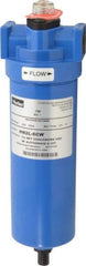 Parker - 1/2" Port, 11.28" High x 3.11" Wide, FRL Filter with Aluminum Bowl & Manual Drain - 50 SCFM, 250 Max psi, 175°F Max - Americas Industrial Supply