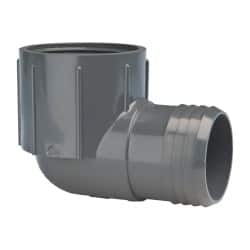 Value Collection - 2" Barb, 2 FIPT, Multiple Barbed Tube Elbow - PVC, Female - Americas Industrial Supply