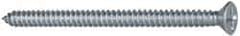 Value Collection - #8 Flat Head Phillips Sheet Metal Screw - Steel, 2-1/2" OAL, Grade 2 - Americas Industrial Supply