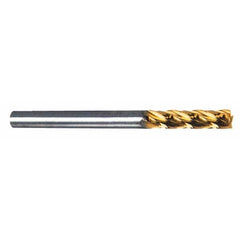 RobbJack - 5/8", 1-1/4" LOC, 5/8" Shank Diam, 3-1/2" OAL, 4 Flute, Solid Carbide Square End Mill - Americas Industrial Supply
