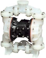 SandPIPER - 1" NPT, Nonmetallic, Air Operated Diaphragm Pump - Santoprene Diaphragm, Polypropylene Housing - Americas Industrial Supply