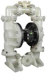 SandPIPER - 2" NPT, Nonmetallic, Air Operated Diaphragm Pump - PTFE Diaphragm, Polypropylene Housing - Americas Industrial Supply