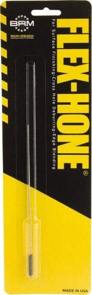 Brush Research Mfg. - 0.148" to 0.157" Bore Diam, 180 Grit, Boron Carbide Flexible Hone - Fine, 6" OAL - Americas Industrial Supply