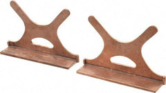 Wilton - 6-1/2" Jaw Width, Copper, Vise Jaw Cap - Americas Industrial Supply