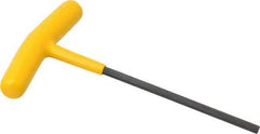 Bondhus - 5/32" Hex, T-Handle Cushion Grip, Hex Key - 5-13/64" OAL, Protanium High Torque Steel, Inch System of Measurement - Americas Industrial Supply