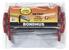 Bondhus - 6 Piece T-Handle Hex Key Set - Americas Industrial Supply