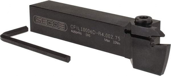 Seco - CFI, Left Hand Cut, 1" Shank Height x 1" Shank Width, Indexable Turning Toolholder - 6" OAL, LC..160.. Insert Compatibility, Series Multi-Directional Turning (MDT) - Americas Industrial Supply