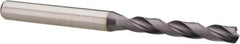 Kennametal - #15 140° Solid Carbide Jobber Drill - TiAlN Finish, Right Hand Cut, Spiral Flute, Straight Shank, 2.9134" OAL, Standard Point - Americas Industrial Supply