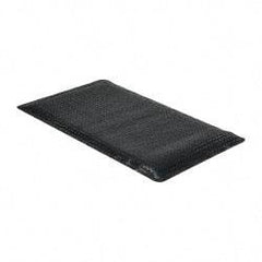 Wearwell - 5' Long x 3' Wide, Dry Environment, Anti-Fatigue Matting - Black, Vinyl with Nitrile Blend Base, Beveled on 4 Sides - Americas Industrial Supply