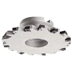 Iscar - Shell Mount A Connection, 0.8661" Depth of Cut, 80mm Cutter Diam, 0.8661" Hole Diam, 8 Tooth Indexable Slotting Cutter - FDN-LN12 Toolholder, LNET Insert - Americas Industrial Supply