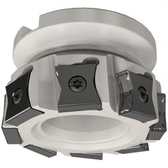 Iscar - 12 Inserts, 100mm Cut Diam, 32mm Arbor Diam, 14mm Max Depth of Cut, Indexable Square-Shoulder Face Mill - 0/90° Lead Angle, 50mm High, LN.. 1506 Insert Compatibility, Series TangMill - Americas Industrial Supply