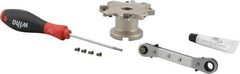 Iscar - Shell Mount A Connection, 0.88" Depth of Cut, 3" Cutter Diam, 3/4" Hole Diam, 8 Tooth Indexable Slotting Cutter - FDN-LN12 Toolholder, LNET Insert - Americas Industrial Supply