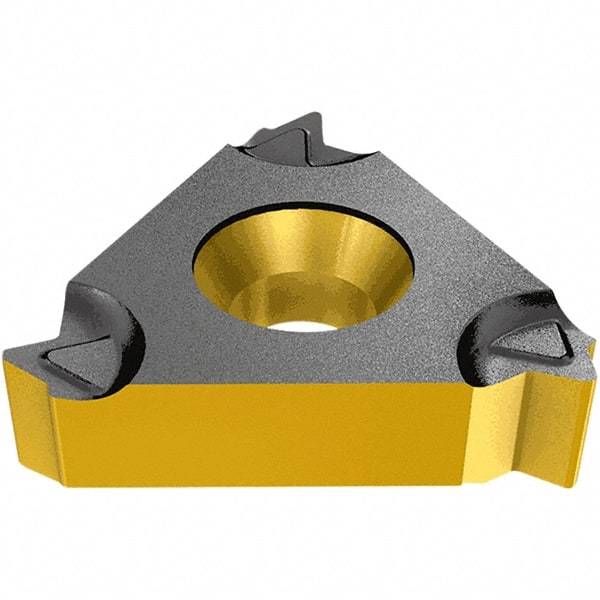 Iscar - 16ERM External Right Hand 14 BSPT Laydown Threading Insert - Grade IC908, TiAlN Coated Carbide, 9.53mm Inscribed Circle - Americas Industrial Supply