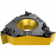 Iscar - 16ER External Right Hand ISO Laydown Threading Insert - Grade IC908, TiAlN Coated Carbide, 9.53mm Inscribed Circle - Americas Industrial Supply