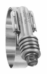 IDEAL TRIDON - Stainless Steel Auto-Adjustable Worm Drive Clamp - 5/8" Wide x 5/8" Thick, 7-1/4" Hose, 7-1/4 to 8-1/8" Diam - Americas Industrial Supply