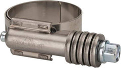 IDEAL TRIDON - Steel Auto-Adjustable Worm Drive Clamp - 5/8" Wide x 5/8" Thick, 1" Hose, 1 to 1-3/4" Diam - Americas Industrial Supply