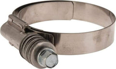 IDEAL TRIDON - Steel Auto-Adjustable Worm Drive Clamp - 5/8" Wide x 5/8" Thick, 2-1/4" Hose, 2-1/4 to 3-1/8" Diam - Americas Industrial Supply