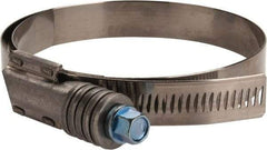 IDEAL TRIDON - Steel Auto-Adjustable Worm Drive Clamp - 5/8" Wide x 5/8" Thick, 3-3/4" Hose, 3-3/4 to 4-5/8" Diam - Americas Industrial Supply