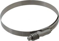 IDEAL TRIDON - Stainless Steel Auto-Adjustable Worm Drive Clamp - 5/8" Wide x 5/8" Thick, 5-1/4" Hose, 5-1/4 to 6-1/8" Diam - Americas Industrial Supply