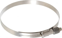 IDEAL TRIDON - Stainless Steel Auto-Adjustable Worm Drive Clamp - 5/8" Wide x 5/8" Thick, 6-1/4" Hose, 6-1/4 to 7-1/8" Diam - Americas Industrial Supply