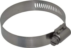 IDEAL TRIDON - SAE Size 36, 1-13/16 to 2-3/4" Diam, Stainless Steel MS Series MIL-Spec Worm Drive Clamp - 1/2" Wide, Material Grade 300 SERIES, Series MS Mil Spec - Americas Industrial Supply