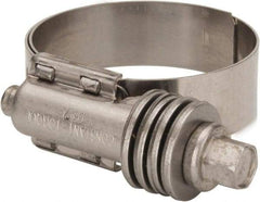 IDEAL TRIDON - Stainless Steel Auto-Adjustable Worm Drive Clamp - 1/2" Wide x 1/2" Thick, 13/16" Hose, 13/16 to 1-3/4" Diam - Americas Industrial Supply