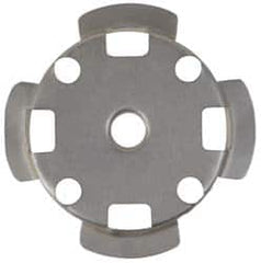 Divine Brothers - Buffing Wheel Center Plate - 1/2" ID x 3" OD, 3" Buff Center Diam - Americas Industrial Supply