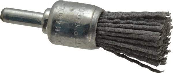 Dico - 3/4" Brush Diam, End Brush - Coarse Grade, 1/4" Diam Shank - Americas Industrial Supply