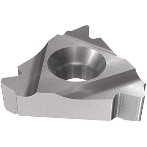 Iscar - 27IR Internal Right Hand 4 API Laydown Threading Insert - Grade IC250, TiCN/TiN Coated Carbide, 15.88mm Inscribed Circle - Americas Industrial Supply