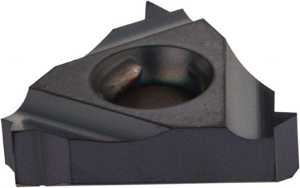 Iscar - 16IR Internal Right Hand 12 UNJ Laydown Threading Insert - Grade IC908, TiAlN Coated Carbide, 9.53mm Inscribed Circle - Americas Industrial Supply