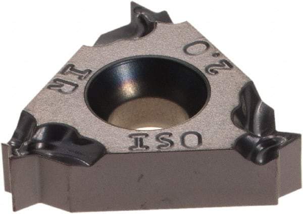Iscar - 16IRM Internal Right Hand ISO Laydown Threading Insert - Grade IC908, TiN/TiAlN Coated Carbide, 9.53mm Inscribed Circle - Americas Industrial Supply