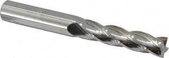 Atrax - 11/16", 3" LOC, 3/4" Shank Diam, 6" OAL, 4 Flute, Solid Carbide Square End Mill - Single End, Uncoated, Spiral Flute, 30° Helix, Centercutting, Right Hand Cut - Americas Industrial Supply
