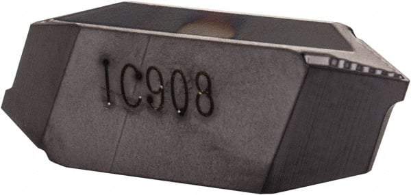 Iscar - TIP4 Grade IC908, External Partial Profile 60° Threading Insert - 1.25mm & 20 TPI Ext Pitch, TiAlN Finish, Carbide - Americas Industrial Supply