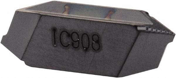 Iscar - TIP Grade IC908, External Partial Profile 60° Threading Insert - 1.63mm & 16 TPI Ext Pitch, TiAlN Finish, Carbide - Americas Industrial Supply