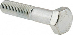 Value Collection - M12x1.75mm Metric Coarse, 60mm Length Under Head Hex Head Cap Screw - Partially Threaded, Grade 10.9 Alloy Steel, Zinc-Plated Finish, 19mm Hex - Americas Industrial Supply