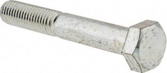 Value Collection - M12x1.75mm Metric Coarse, 80mm Length Under Head Hex Head Cap Screw - Partially Threaded, Grade 10.9 Alloy Steel, Zinc-Plated Finish, 19mm Hex - Americas Industrial Supply
